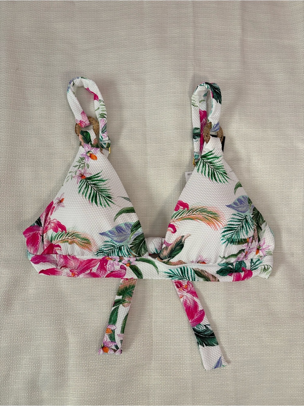 NWT La Blanca Women Swim Bikini Top Sz 12 -